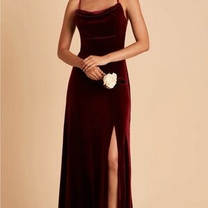 Birdy Grey Burgundy Maxi Dress